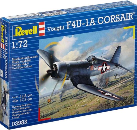 Сглобяем модел Revell - Изтребител Vought F4U-1A Corsair