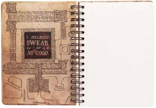 Тефтер Grupo Erik - Harry Potter The Marauders Map със спирала А5