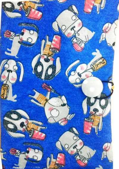 Текстилна подвързия за малки книги, нерегулируема