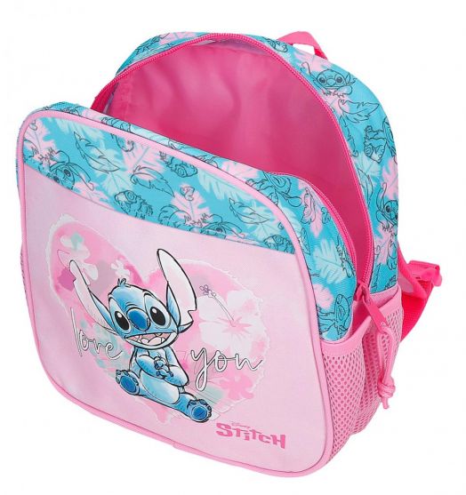 Малка детска раничка Stitch Heart, 25 см.