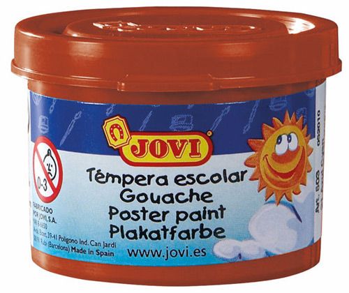 Темперна боя Jovi, кафява