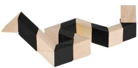 3D пъзел от бамбук - Змия