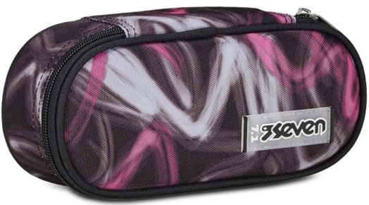 Ученически несесер Seven Freethink Rose Violet с разделения