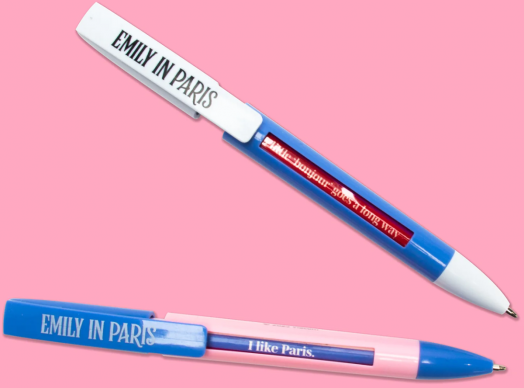 Комплект химикалки с цитати Blue Sky - Emily in Paris