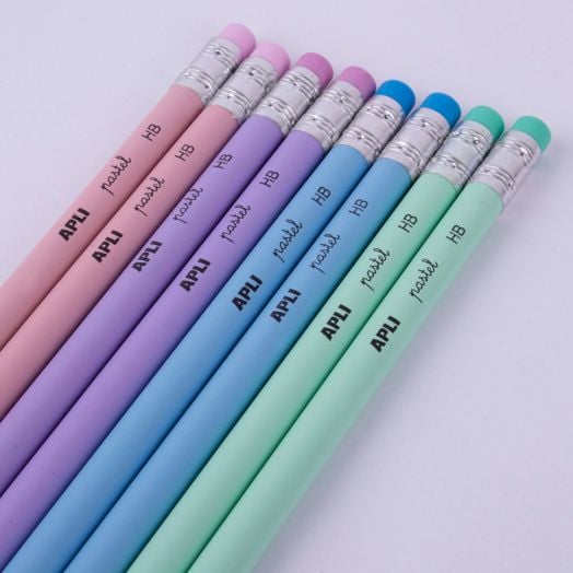 Комплект графитни моливи Apli Nordik HB, 8 бр.