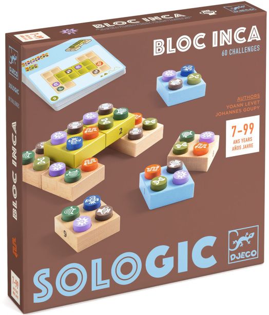 Настолна логическа игра Djeco Sologic - Bloc Inca