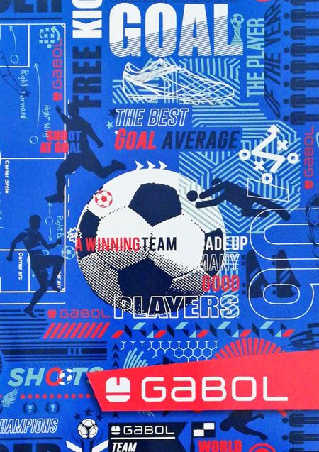 Тетрадка Gabol А5, 20 листа - тесни и широки редове