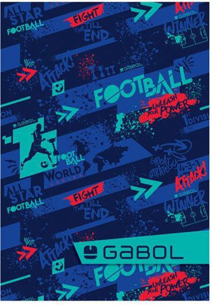Тетрадка Gabol А4, 60 карирани листа, за момчета