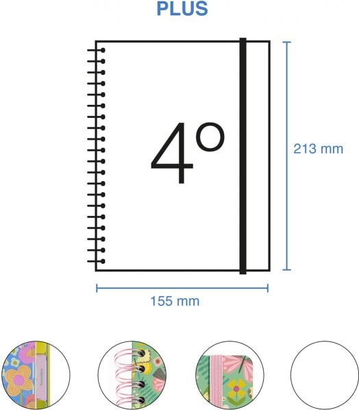 Седмичен тефтер-органайзер Miquelrius Butterfly от септември 2025 до август 2026 г.