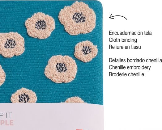 Тефтер Miquelrius Keep It Simple A5, 80 нелинирани листа