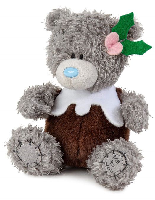 Плюшено Мече Me To You - Костюм на коледен пудинг