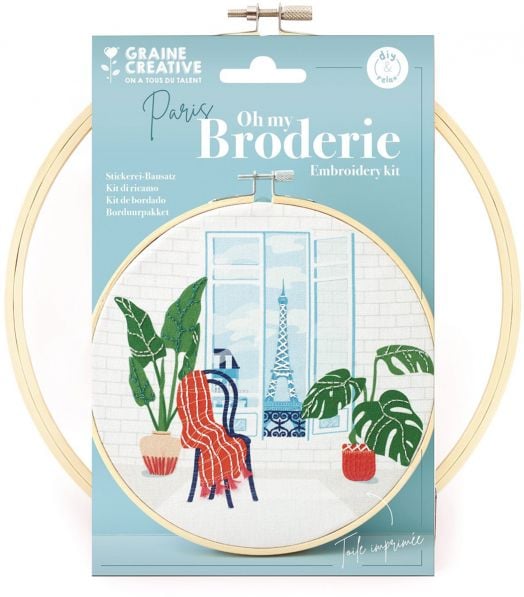Комплект за бродиране Graine Creative - Париж