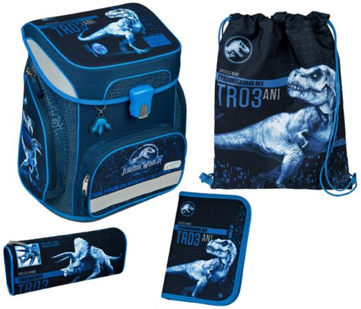 Комплект ученическа раница Jurassic World, ергономик