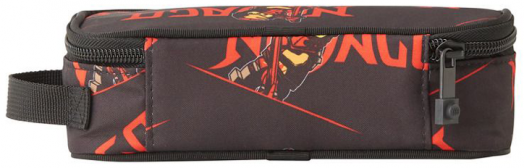 Ученически несесер Lego Ninjago Red с едно отделение и ръкохватка