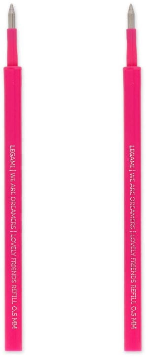 Комплект пълнители за гел химикалки Legami, 2 бр. розови