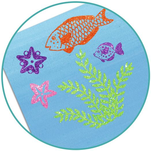 Творчески комплект Djeco: Направи колажи Ocean