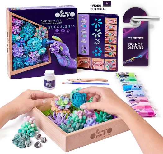 Творчески комплект Okto - Декорация с лек моделин 