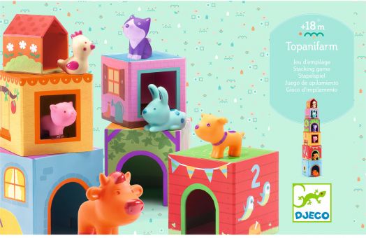 Детски кубчета с животни Djeco