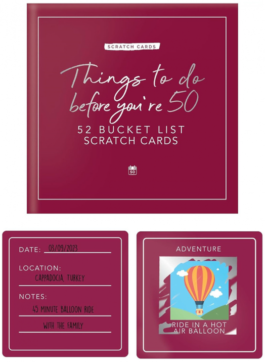 Скреч карти Gift Republic - Направи преди да навършиш 50 години