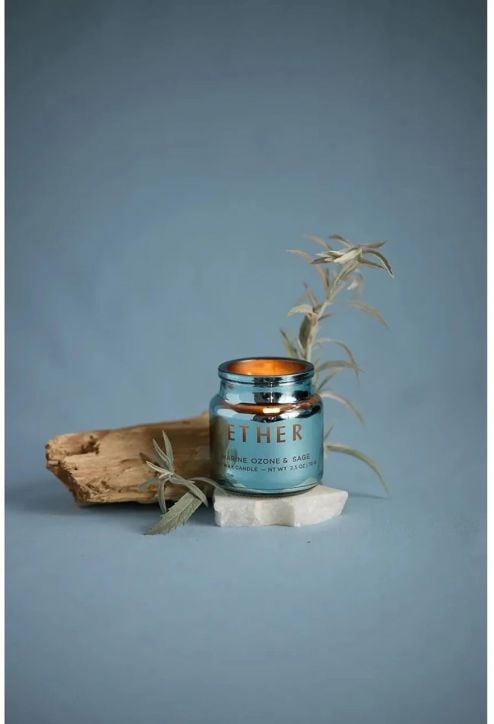 Ароматна свещ Paddywax - морска сол и градински чай