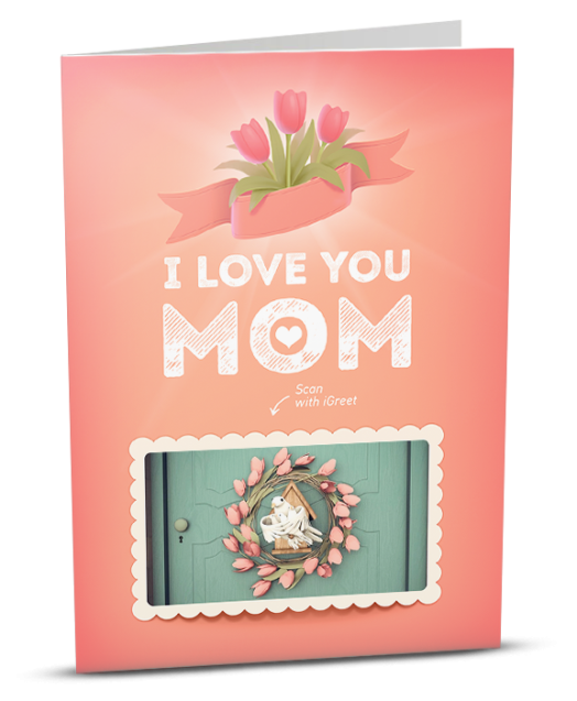 iGreet Картичка - Обичам те, мамо!