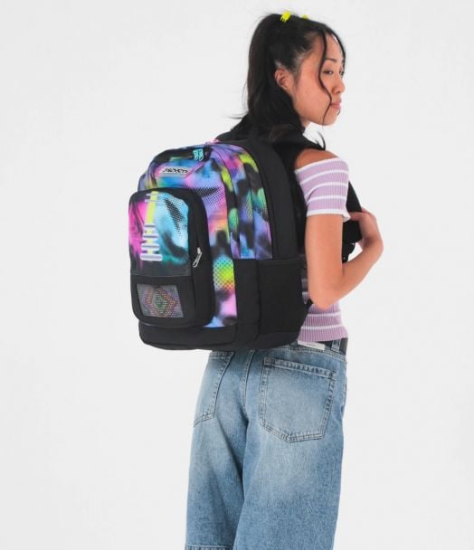 Ученическа раница Seven Freethink Write Down Fluo
