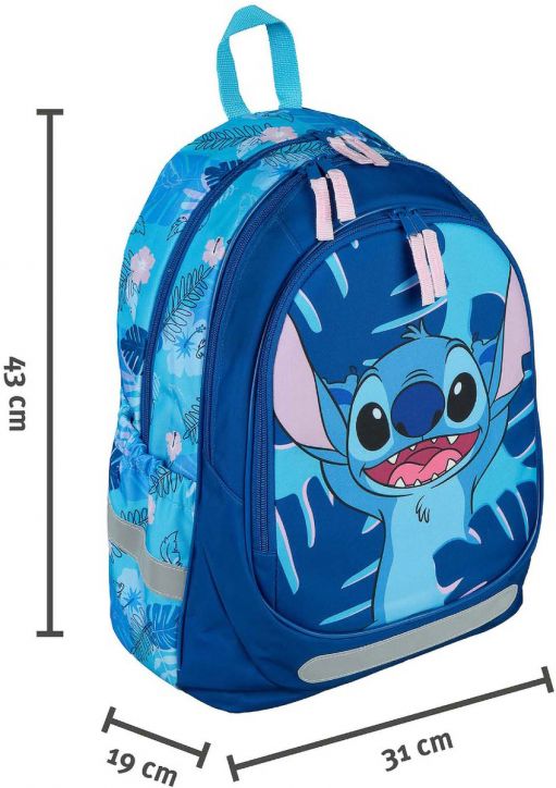 Ергономична ученическа раница Undercover Lilo & Stitch