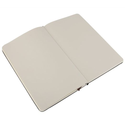 Джобен тефтер Moleskine Classic с твърди корици и бели нелинирани листа