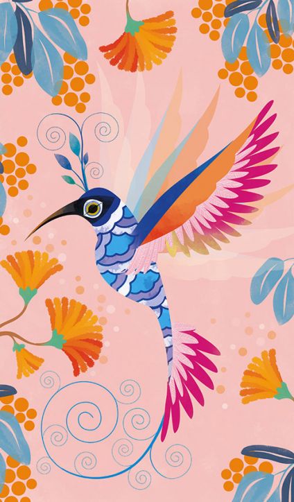 Креативен комплект Janod - Красивата птица Strass