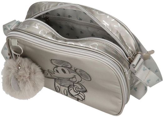 Чанта Mickey Outline 100th Anniversary за през рамо с две отделения