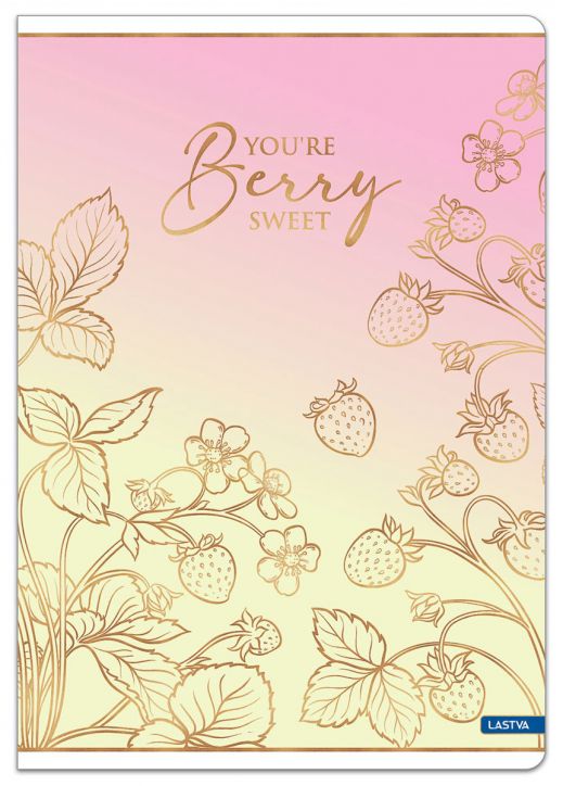 Тетрадка Lastva Berry A4, 50 листа с широки редове