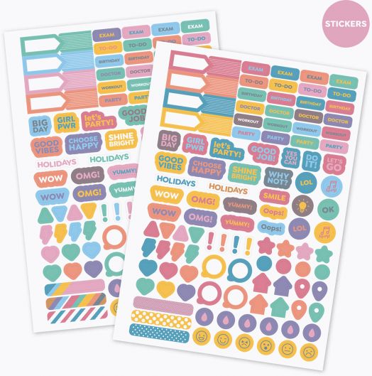 Тефтер - органайзер Miquelrius Pink Desert от септември 2025 до юни 2026 г., ден на страница