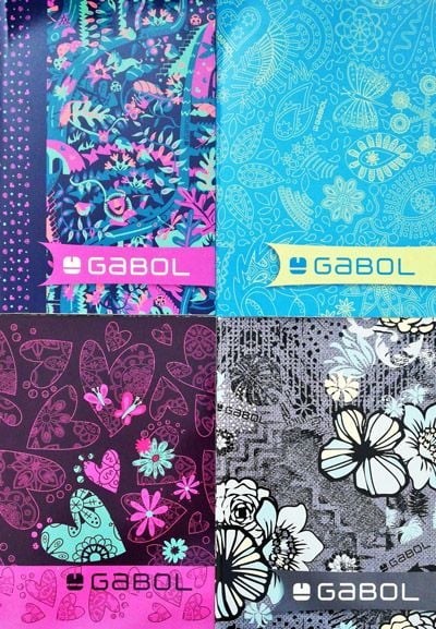 Тетрадка Gabol А5, 56 листа с широки редове, за момчета