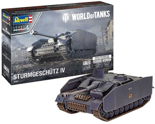Сглобяем модел Revell - Танк Sturmgeschütz IV 