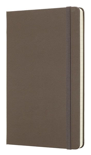 Класически кафяв тефтер Moleskine Classic Earth Brown с меки корици и нелинирани страници