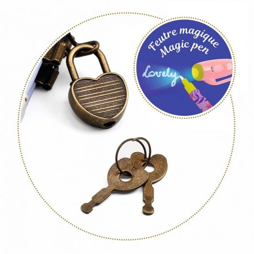 Таен дневник с магическа химикалка Djeco - Melissa