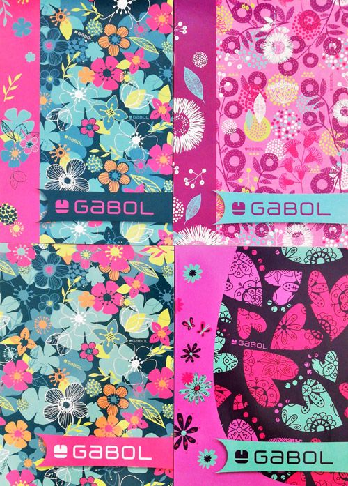 Тетрадка Gabol А5, 40 листа с тесни и широки редове