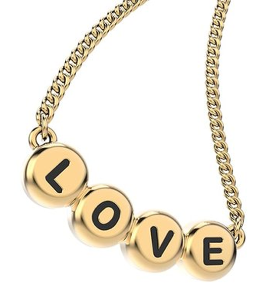 Колие с медальон Chocli - Love Letters