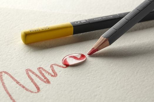 Комплект Moleskine с 12 разноцветни акварелни моливи в метална кутия