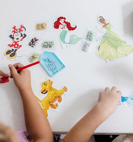 Творчески комплект Totum - Юбилеен диамантен гоблен, 100 години Дисни