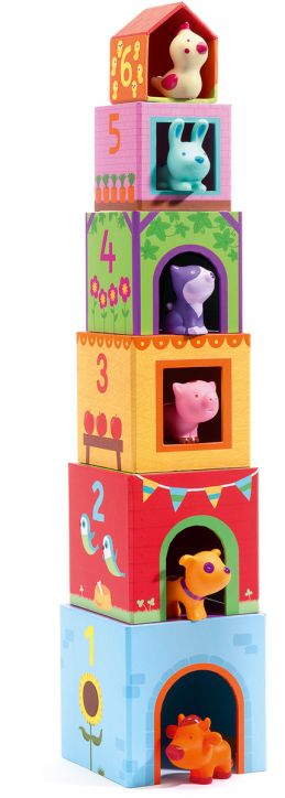 Детски кубчета с животни Djeco