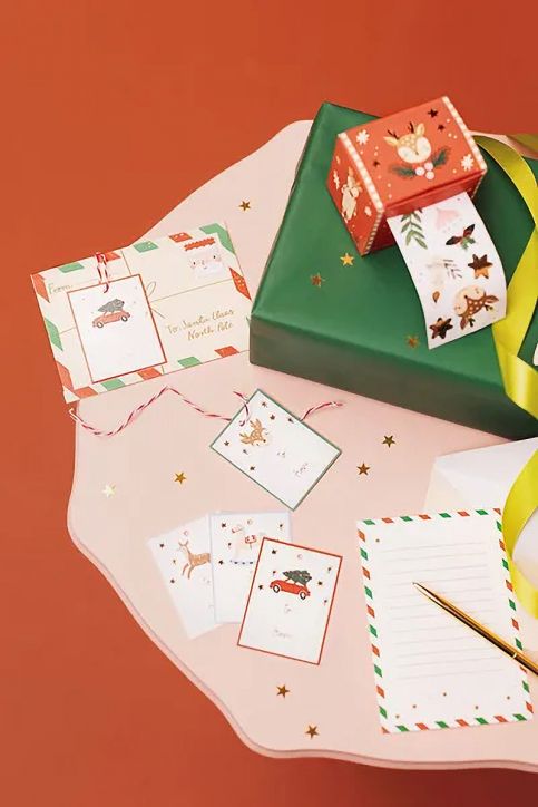 Мини стикери PartyDeco - Весела Коледа