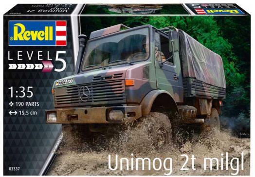 Сглобяем модел Revell - Unimog 2T milgl