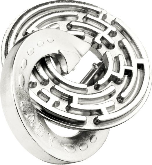 3D пъзел Eureka Hanayama Cast Mini Huzzle Laby Silver