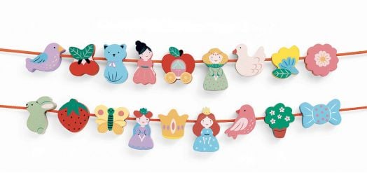 Дървена низанка Djeco - Филабела