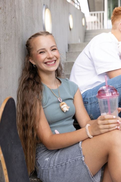 Плюшена играчка Nici Mymochi Minis - Куче Hiro, 5 см.