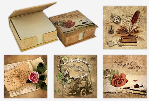 Кубче листчета в кутия Lastva Retro