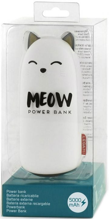 Външна батерия Legami - Meow, 5000 mAh