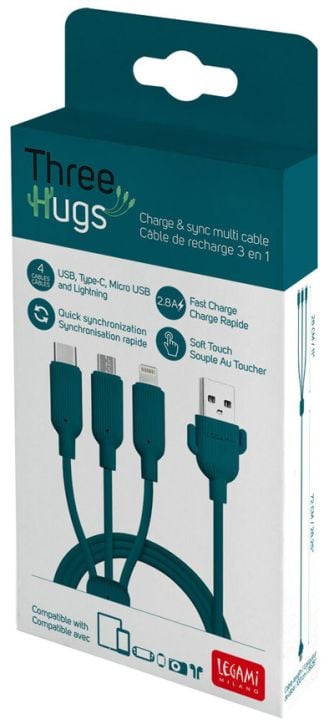 Мулти зарядно Legami - Three Hugs