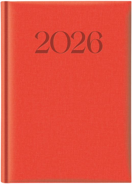 Оранжев тефтер-органайзер Lediberg Biella 2026